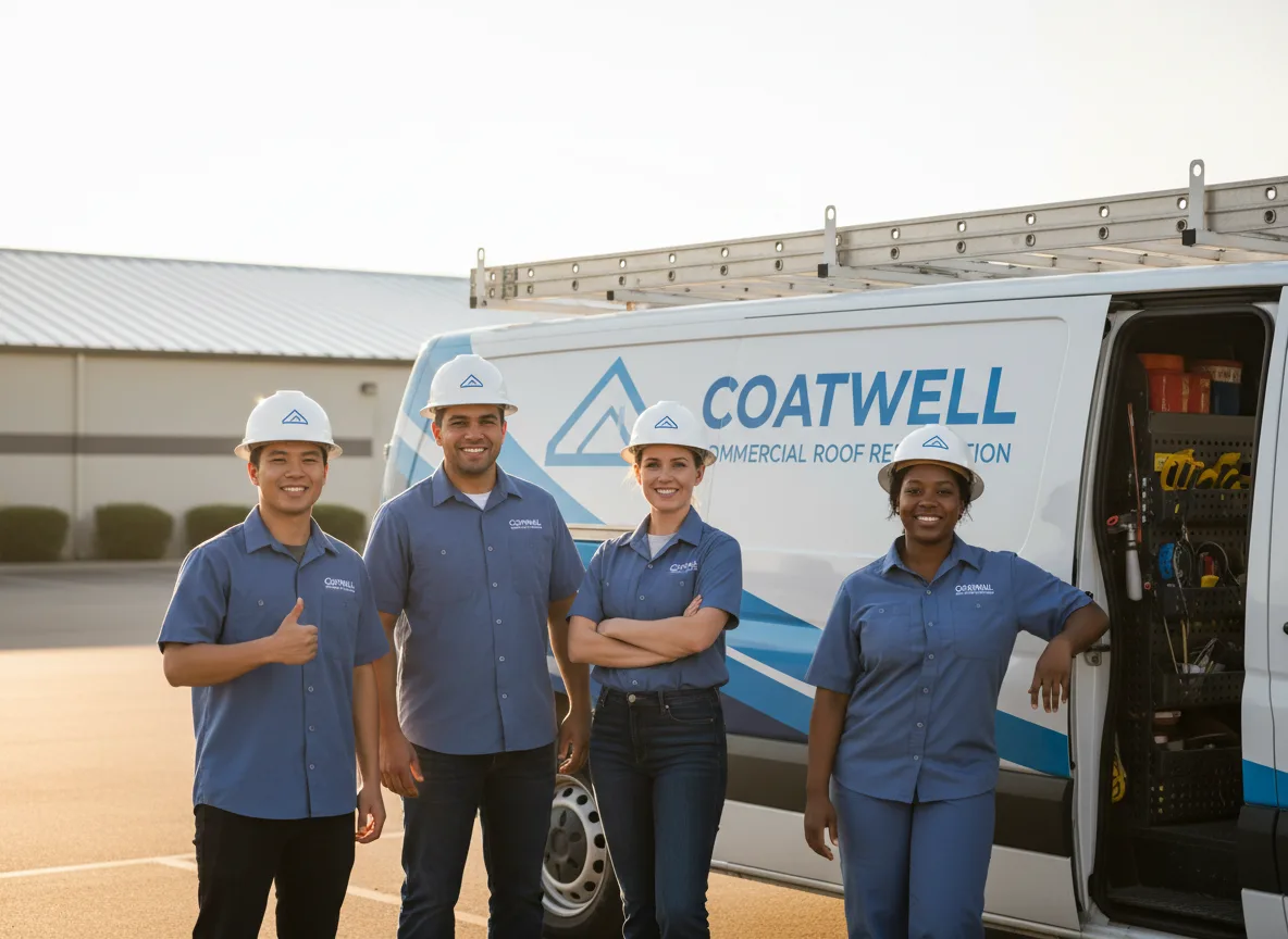 Commercial roof coating company in Lakeview, OH
